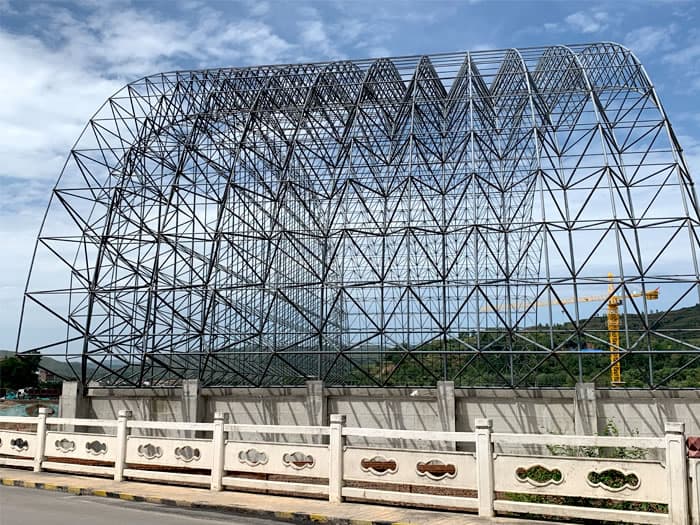 沙河山寨矿储煤棚网架